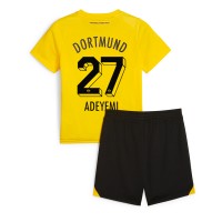 Dres Borussia Dortmund Karim Adeyemi #27 Domáci pre deti 2023-24 Krátky Rukáv (+ trenírky)
